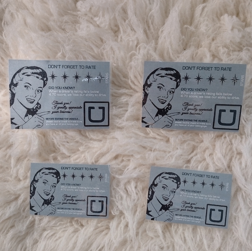Retro Style Sassy Uber Signs Set